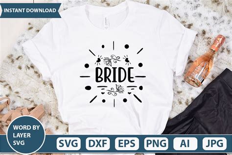 Bride Svg Cut File By Ismetarabd Thehungryjpeg