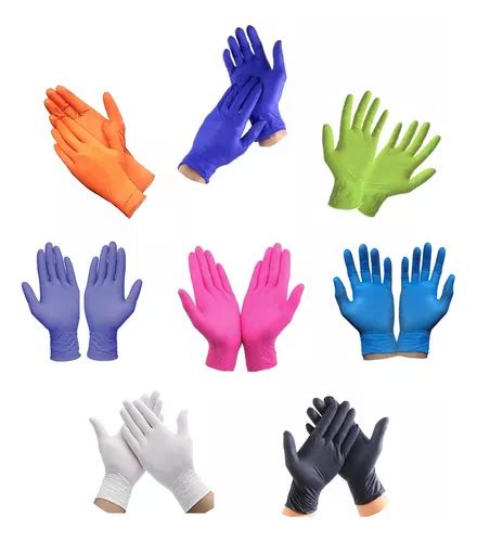 Guantes De Nitrilo Uniseal 100 Piezas Texturizado Sin Polvo MercadoLibre