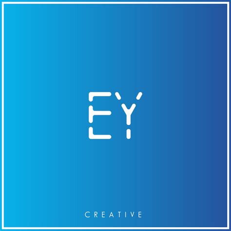 Ey Premium Vector último Design Do Logotipo Creative Logo Vector