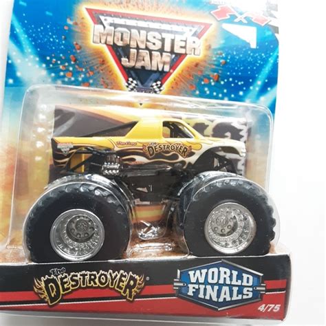 Hot Wheels Toys Hot Wheels Monster Jam Flag Series The Destroyer World Finals 475 New Poshmark
