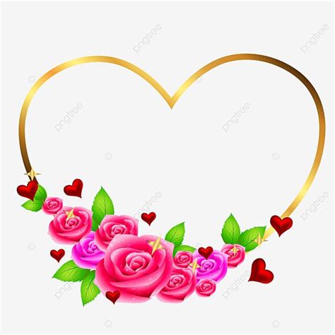 Hearts And Roses Clipart Clipart Library Clip Art Library