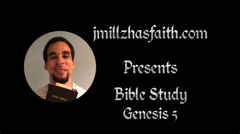 Bible Study Genesis 5 Youtube