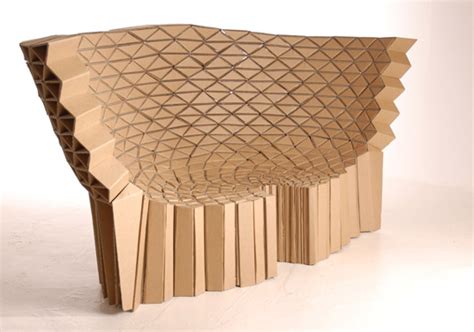 Lazerian Studios Stunning Recycled Cardboard Furniture Inhabitat