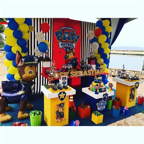 fiesta tematica paw patrol Buscar con Google Cumpleaños patrulla de