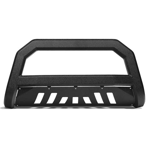 Buy Textured Black AVT Style Bull Bar Brush Push Front Bumper Grill