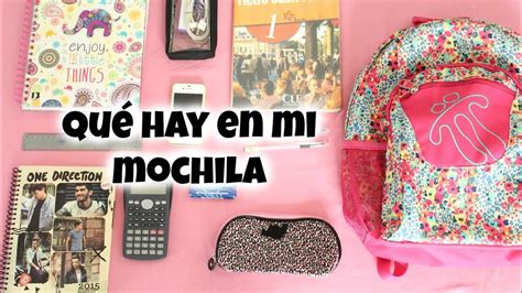 Qu Hay En Mi Mochila Youtube