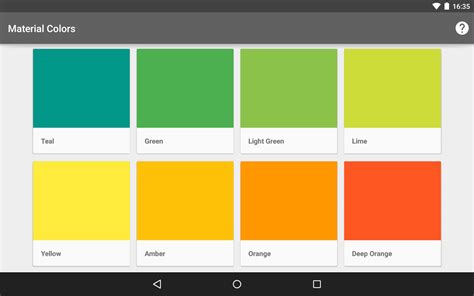 Material Colors - Android Apps on Google Play