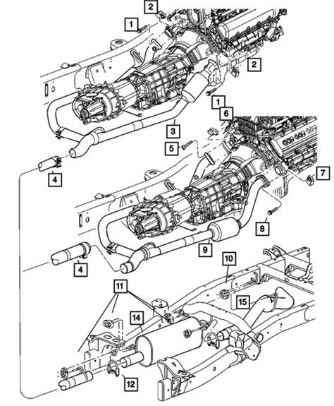 Exhaust System For 2005 Dodge Ram 2500 Mopar Factory Parts