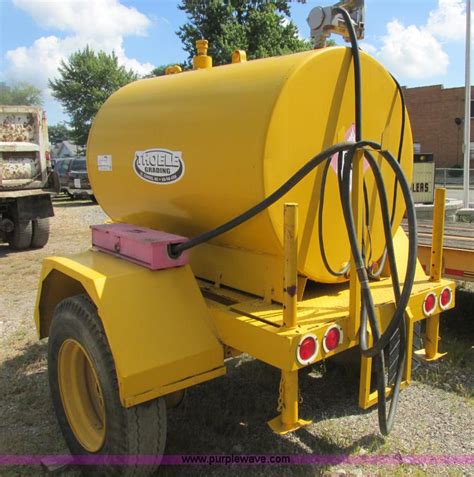 1973 Helmburger 500 Gallon Fuel Tank Trailer In St Charles Mo Item E7357 Sold Purple Wave