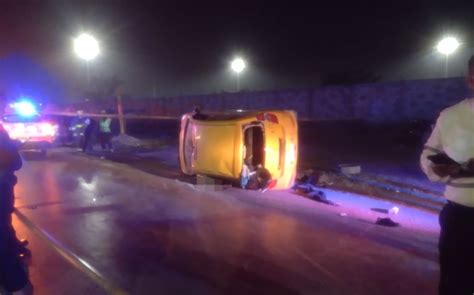 Tránsito de Torreón muere tras volcadura de taxi Telediario México