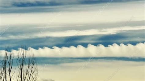 Kelvin-Helmholtz wave clouds - Stock Video Clip - K005/1364 - Science ...