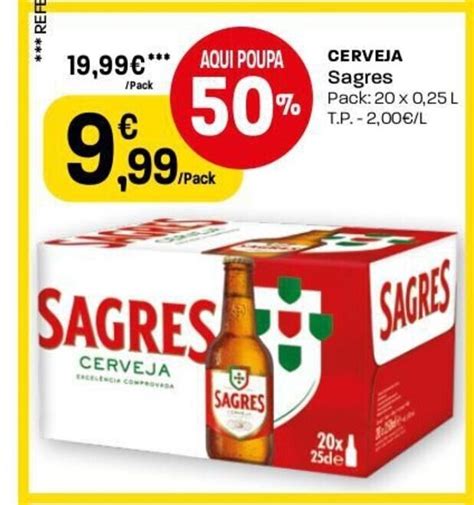 Promoção Cerveja Sagres em Intermarché