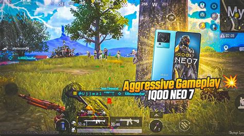 AGGRESSIVE GAMEPLAY IQOO NEO 7 BGMi TEST IQOO NEO 7 SMOOTH 90FPS