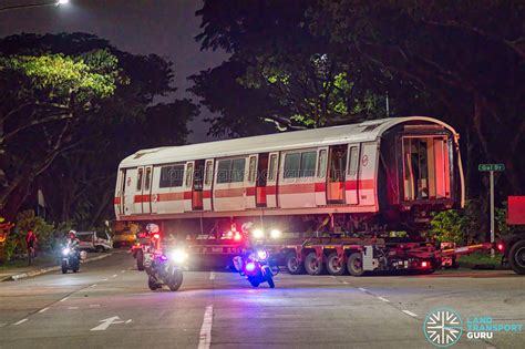 SMRT Siemens C651 Train Transported To Scrapyard Set 211 Land