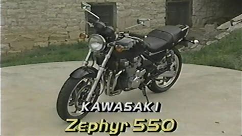 1991 Kawasaki Zephyr 550 Motorcycle MotorWeek Retro YouTube