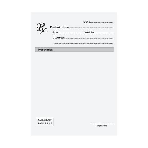 Printable Prescription Pads