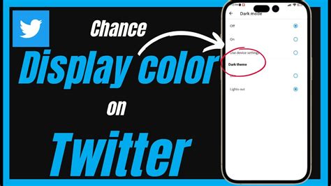 How To Change Twitter Display Color And Dark Mode 2024 Youtube