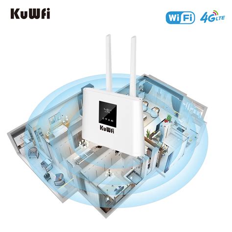 Kuwfi Indoor G Wifi Router Mbps G Sim Unlocked With Pcs External