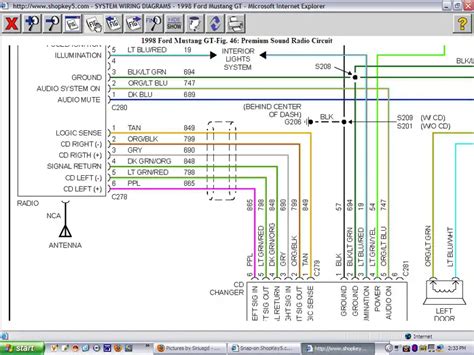 Diagram 2000 Mustang Mach 460 Wiring Diagram Mydiagramonline