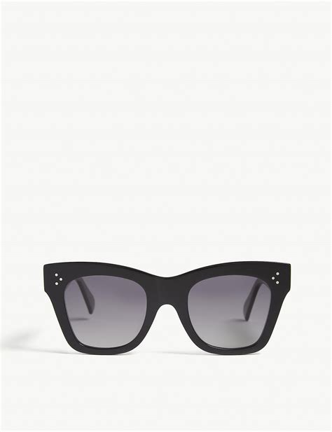 Celine Cl4004in Cat Eye Frame Sunglasses In Black Lyst