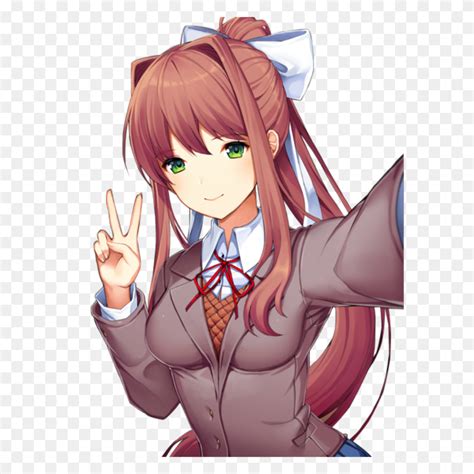 Doki Doki Literature Club Monika Png Clipart Freeuse Ddlc Tickling My XXX Hot Girl