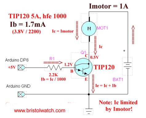 Tutorial Tip120 Tip125 Power Darlington Transistors