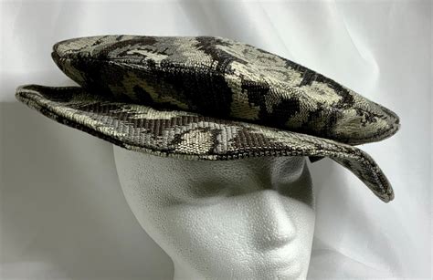 Grey Pattern Renaissance Tudor Flat Cap Medium Etsy