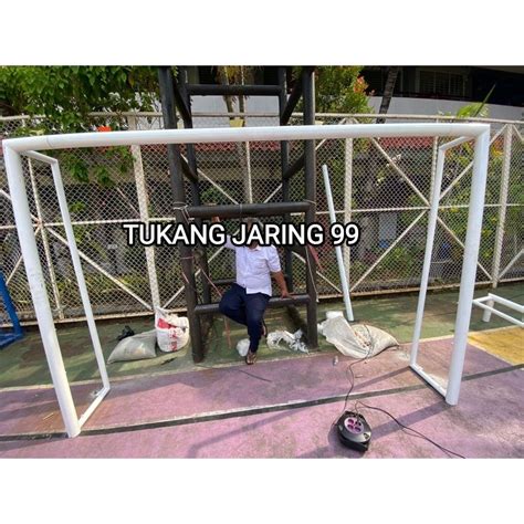 Jual Tiang Gawang Futsal Portable Set Gawang Free Jaring Gawang