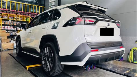 5代 Toyota Rav4 20 Jdm Kuhl Racing四出排氣管 X Fs後下四出繞流飾版 完美搭配《激安！333日本部品 X