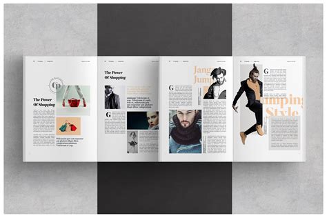 Magazine Layout Behance