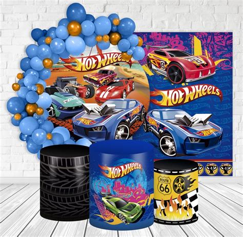 Kit Festa Casado Pain Is Trio Capas Cilindro Hot Wheels