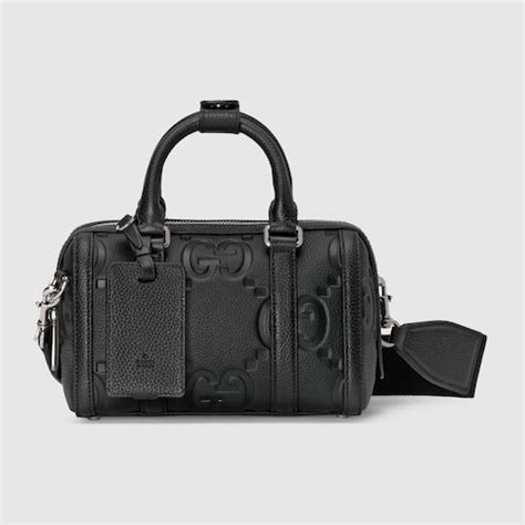 Jumbo GG Mini Duffle Bag In Black Undefined GUCCI SI