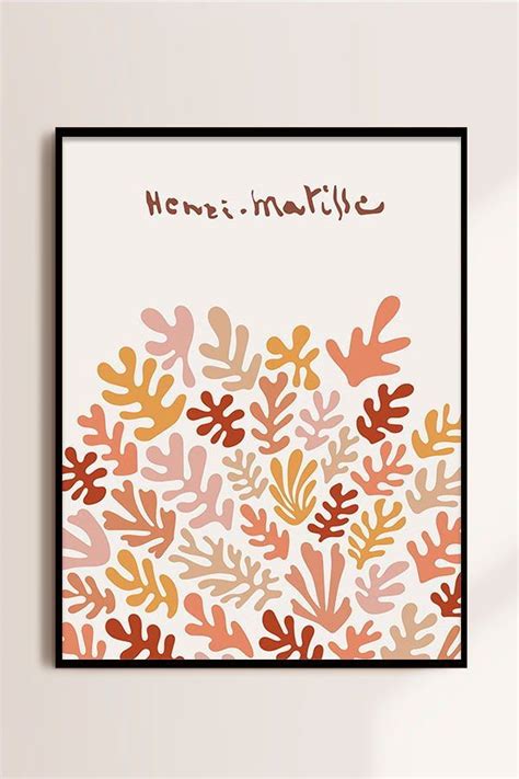 Henri Matisse Papiers Découpés French Poster Boho Wall Decor