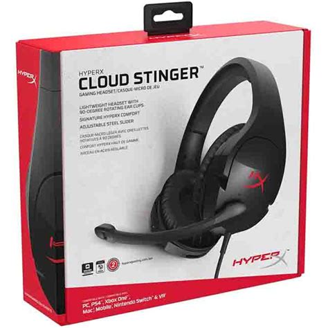 HyperX Cloud Stinger - Gaming Headset | HX-HSCS-BK/NA | OS | Jordan