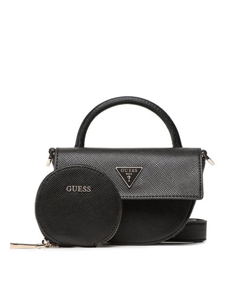 Guess Torebka Eco Alexie Evg Mini Bags Hwevg Czarny Modivo Pl