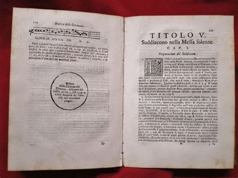 Pratica Delle Sagre Cerimonie Distinta E Separata Per Ciascun Officio