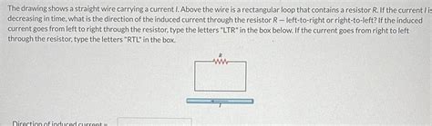 Answered The Drawing Shows A Straight Wire Carrying A Current I Above Kunduz