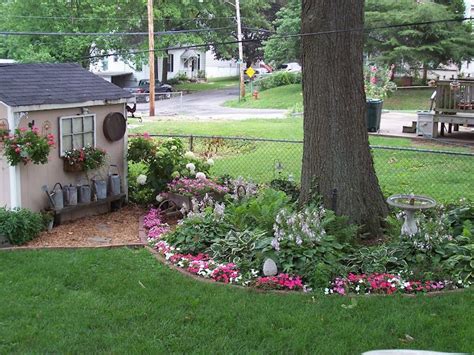 A Sentimental Life Easter Table Top Shed Landscaping Garden Trees