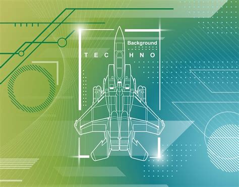 Premium Vector | Jet plane background vector