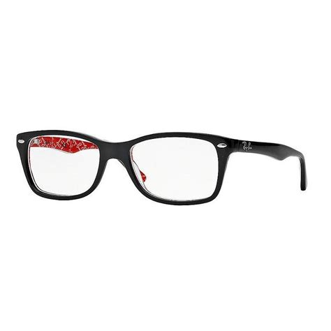 Arma O Culos Ray Ban Rb Preto Brilho Vermelho Submarino