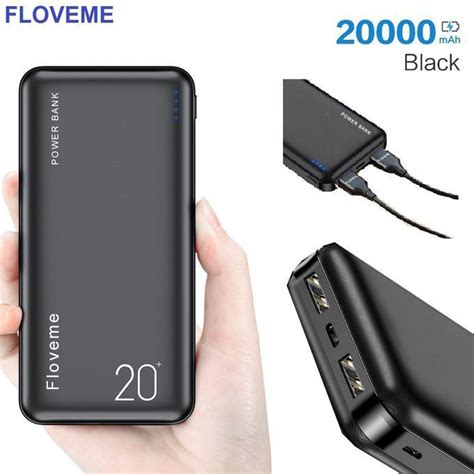 Floveme Power Banks 20000 MAh Utra Slim Portable Fast Charger Nel 2024