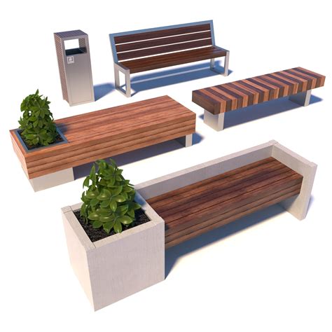 Park bench design - 68 photo