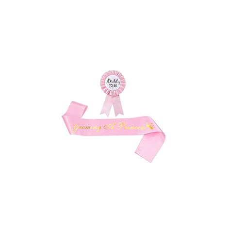 Buy CoolerthingssDG 34 Growing A Princess Baby Shower Pink Sash Daddy