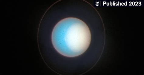 A Paler Uranus Emerges In The Latest Hubble Telescope Image The New York Times