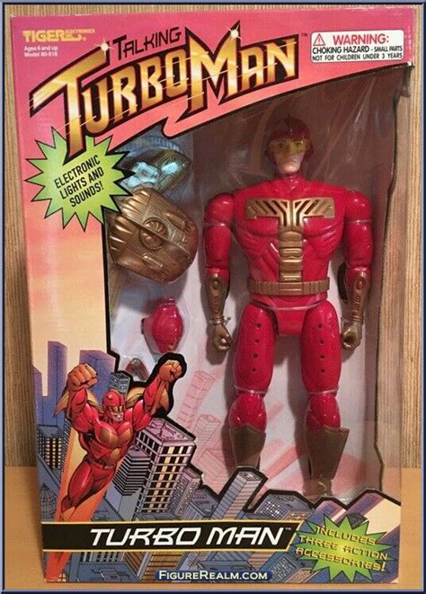 Talking Turbo Man - Turbo Man - Basic Series - Tiger Toys Action Figure