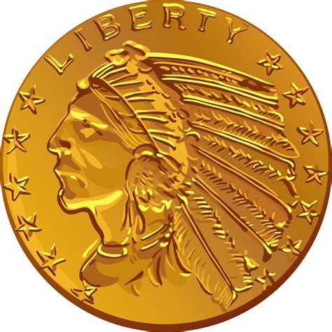 American Gold Coin Dollar 42893858 Vector Art At Vecteezy