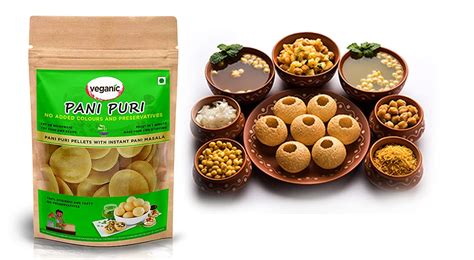 Buy Veganic Gol Gappa Pani Puri Kit Ready To Fry Gm Wheat Gol