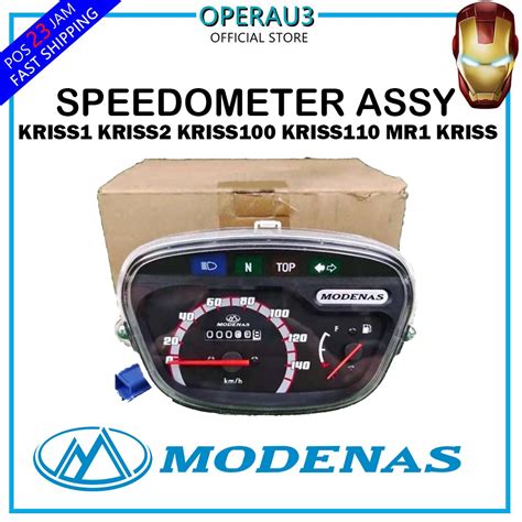 Modenas Kriss Kriss Kriss Kriss Mr Krissfl Meter Speedometer