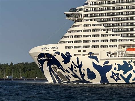 Kreuzfahrtschiff MSC Euribia Erstmals In Kiel Am 10 6 2023 We Love Kiel