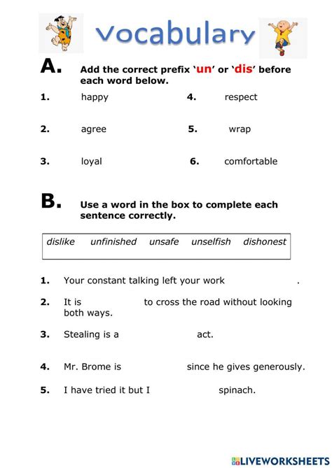 Language Arts Worksheet For Grade 4 6 Live Worksheets Worksheets Library